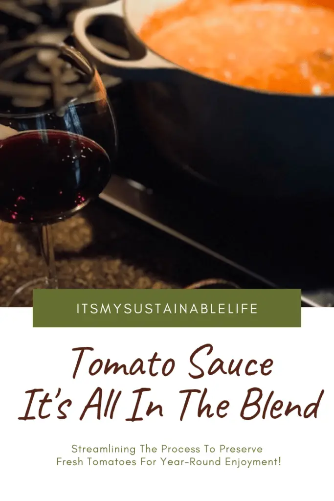 Tomato Sauce - It's All In The Blend pinnable image