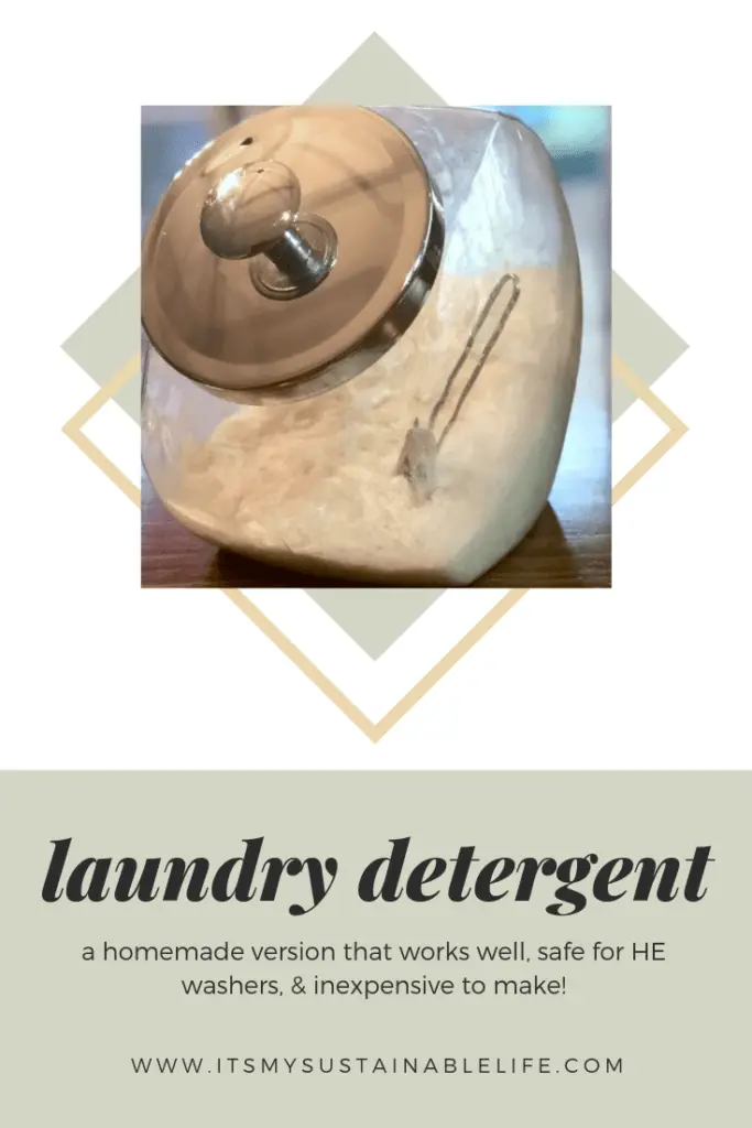 How To Make Laundry Detergent On The Skinny pinnable image for Pinterest