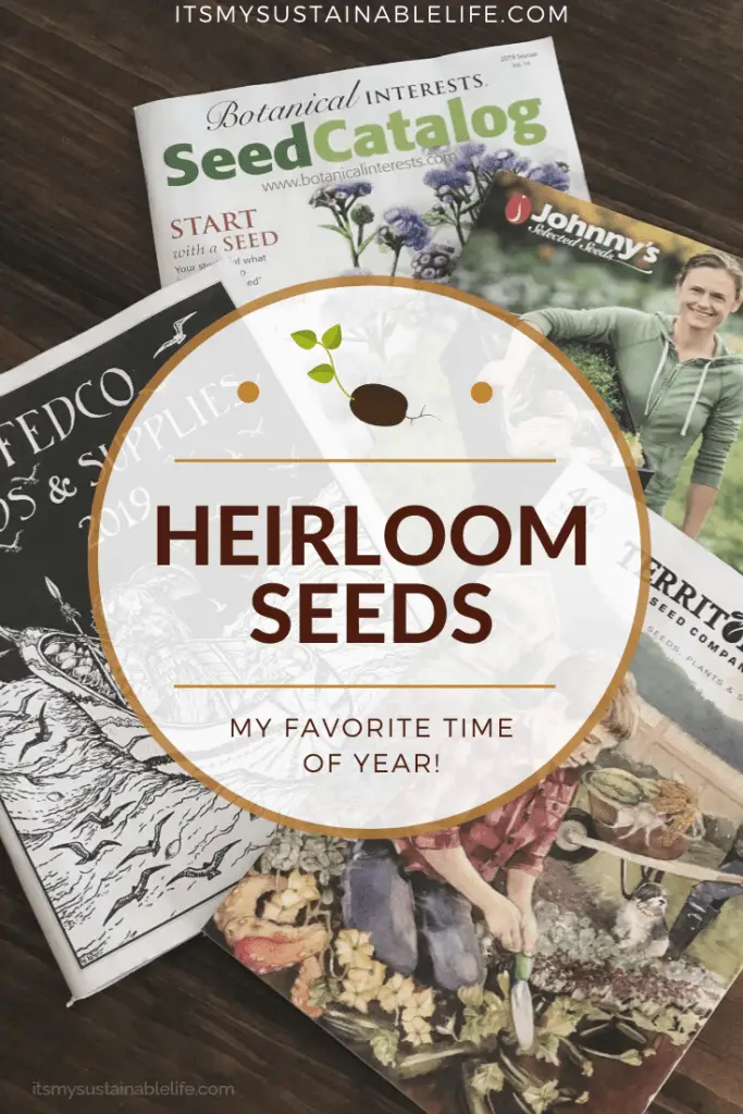It's My Favorite Time Of Year! Buying Heirloom Seeds! pin for Pinterest