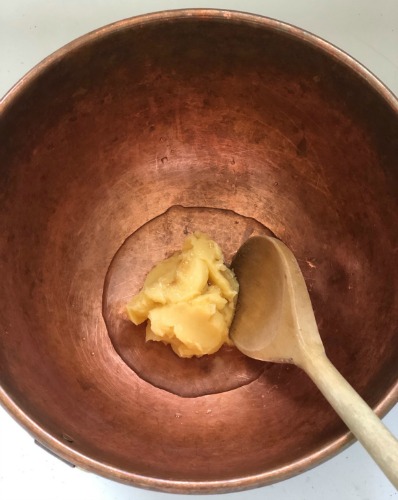 Ghee and Water In Bowl