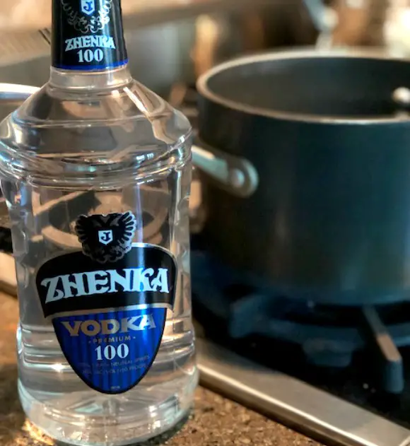 Kahlua - A Simple Homemade Recipe add vodka to mixture