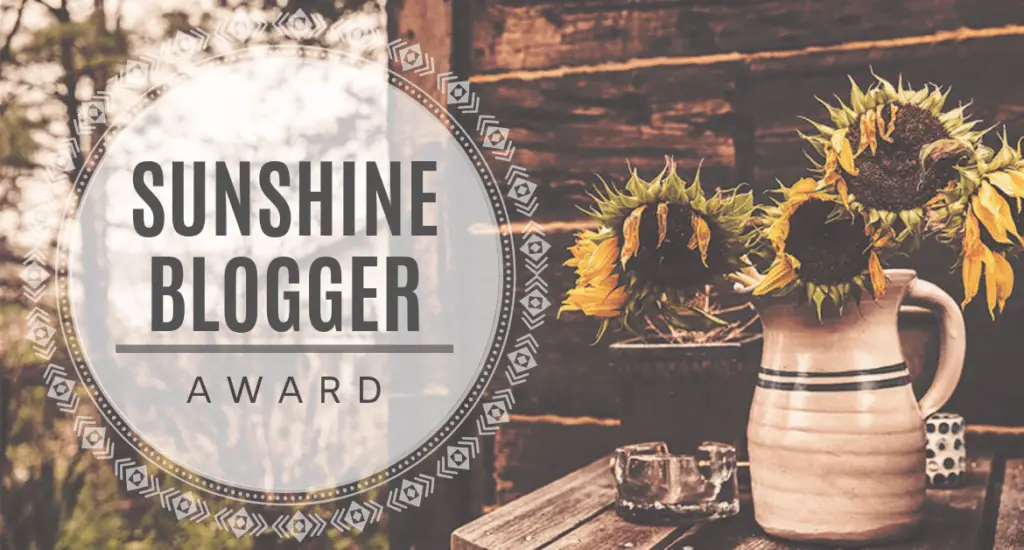 The Sunshine Blogger Award featured image