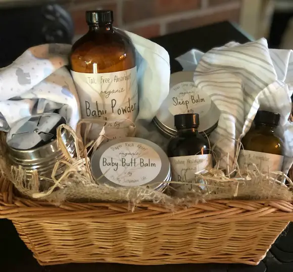 Baby Gift Basket example of products