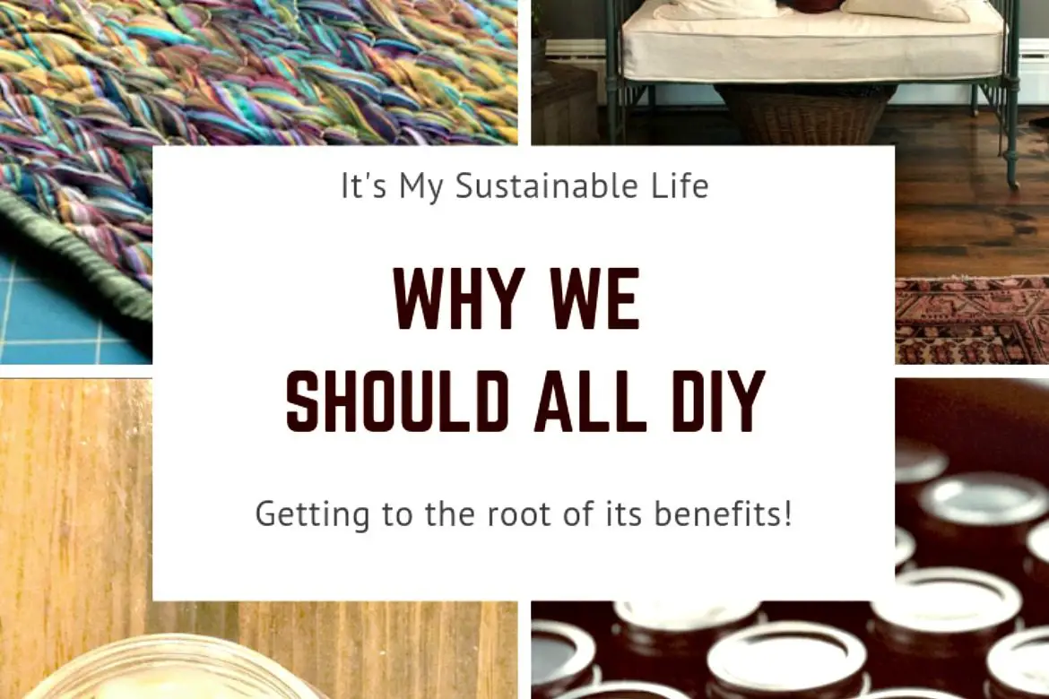 Why We Should DIY - Getting To The Root Of It 4 images with centered writing