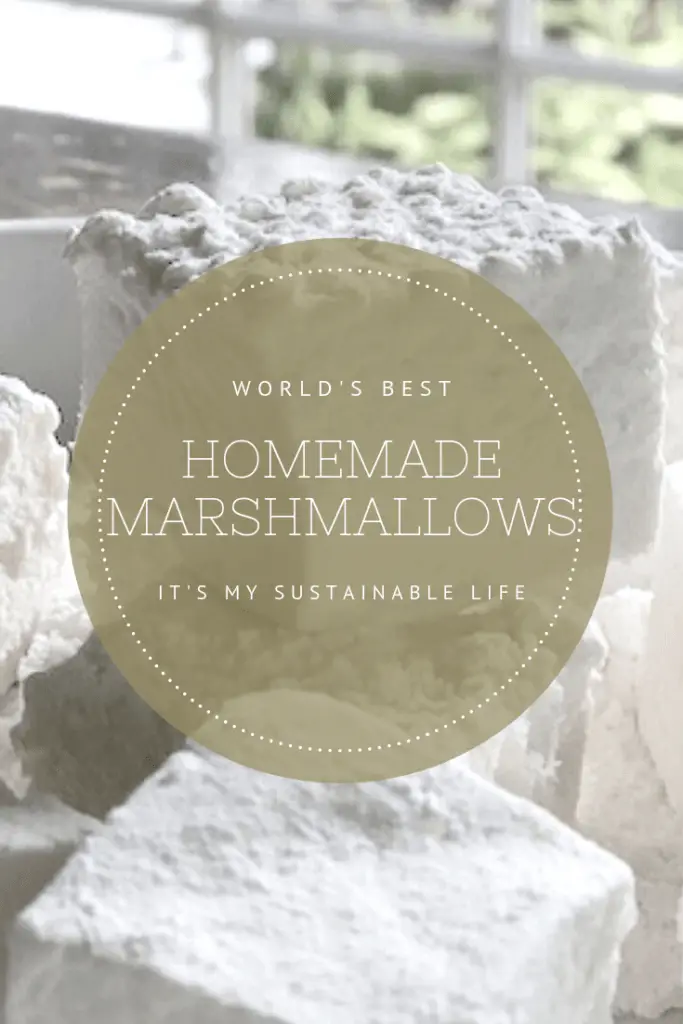 Homemade Marshmallows pinneable image for Pinterest