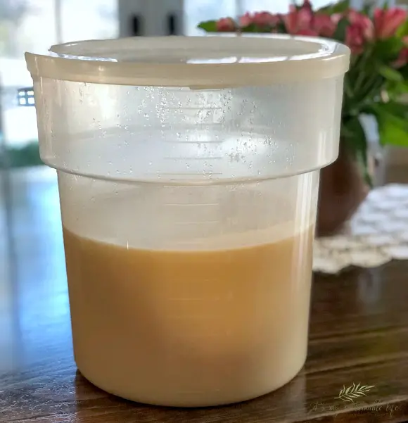 Bone Broth - How To Make It & Why You Should bone broth strained into large container to cool