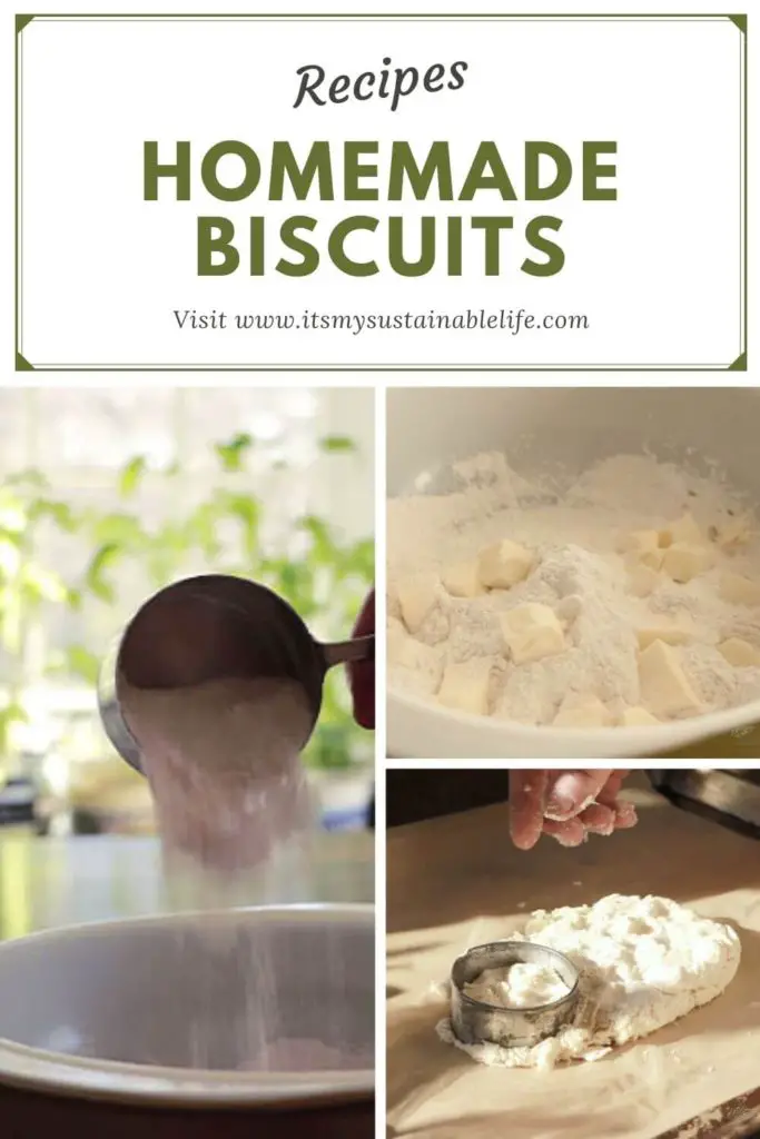 Easy Homemade Biscuits {The No Fuss Way} pin for Pinterest