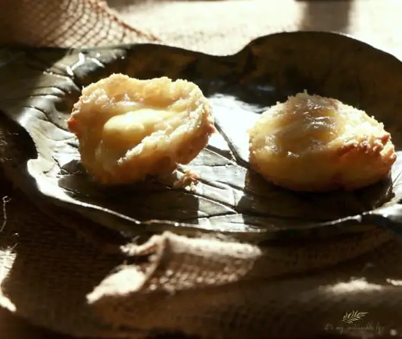 Easy Homemade Biscuits {The No Fuss Way} baked, hot biscuits on pretty leaf shaped plate with melting butter