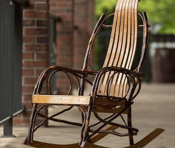 Gifts For Homesteaders image of beautiful artisan made rocking chair like the Amish make