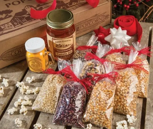 Gifts For Homesteaders image of popcorn sampler gift kit from Lehman's