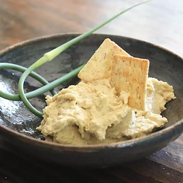Garlic Scape Hummus It's My Sustainable Life